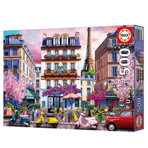 500 pieces puzzle - Paris Shopping District