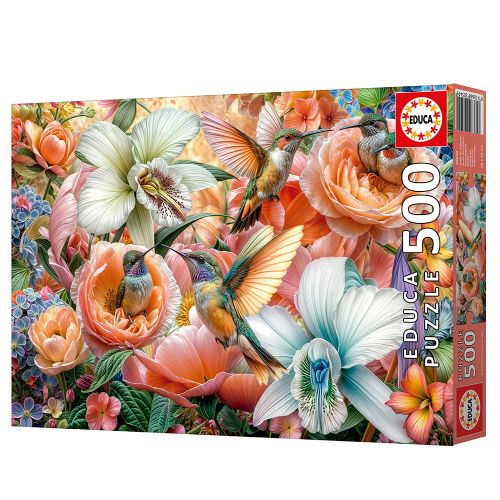 500 pieces puzzle - Hummingbird Garden