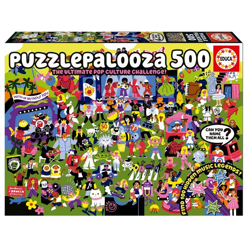 500 pieces puzzle - Puzzlepalooza