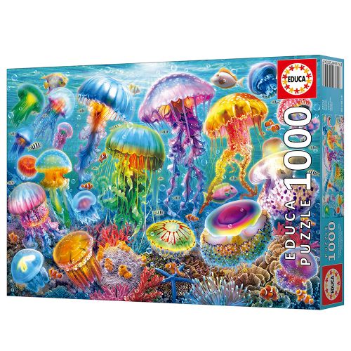 1000 pieces puzzle - Jellyfish