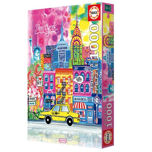 Wonderlust 1000 pieces puzzle - New York, Car Pintos