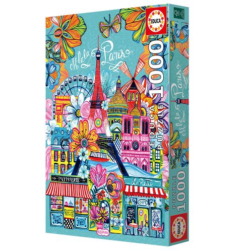 Wonderlust 1000 pieces puzzle - Paris, Car Pintos