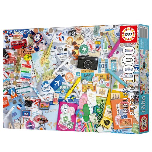 1000 pieces puzzle - Travel Collage