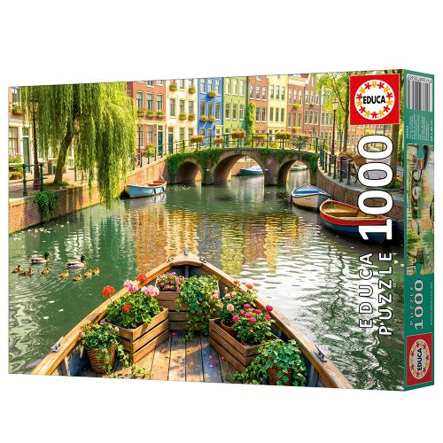 1000 pieces puzzle - Amsterdam Boat Ride
