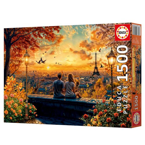 1500 pieces puzzle - In Love in Paris