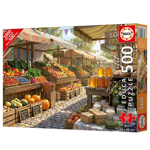 500 pieces puzzle - Sunny Farm Market