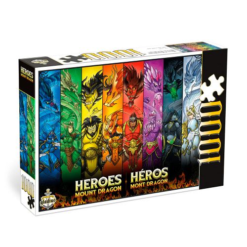 1000 pieces puzzle - Héros du Mont Dragon