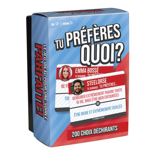 Jeu Tu préfères quoi?