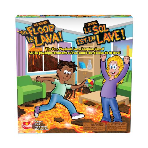 Jeu Le sol est en lave (The floor is lava) Bilingue