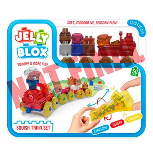 Jelly Blox - Squish Train Set 30 pieces