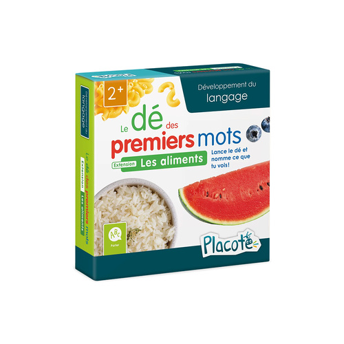 Placote - Jeu - Le dé des premiers mots : Les aliments extension Version française