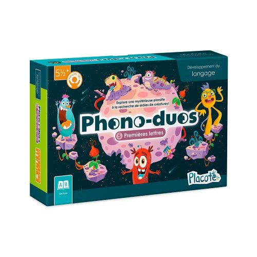 Placote - Phono-duos : Premières Lettres (premier son d'un mot) French Version