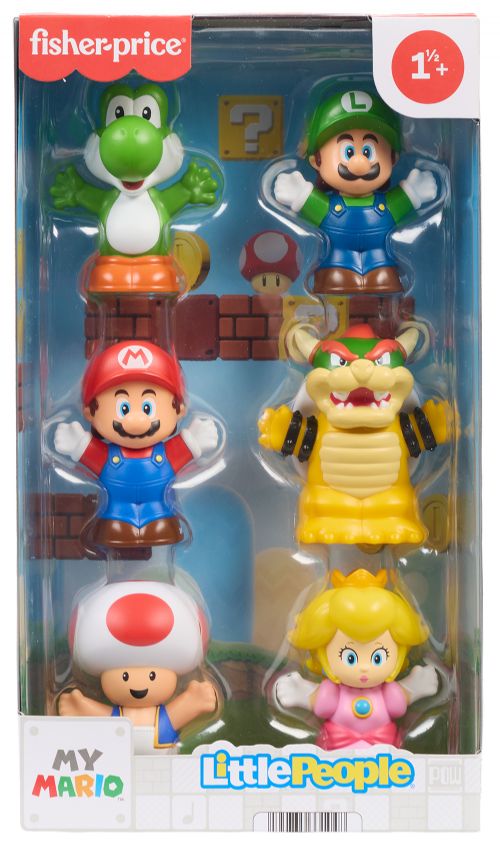 Little People - My Mario - Figure 6 Pack
