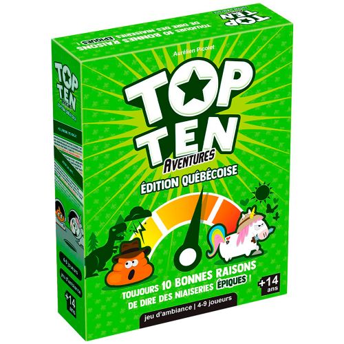 Jeu Top Ten - Aventure Édition québécoise Version française