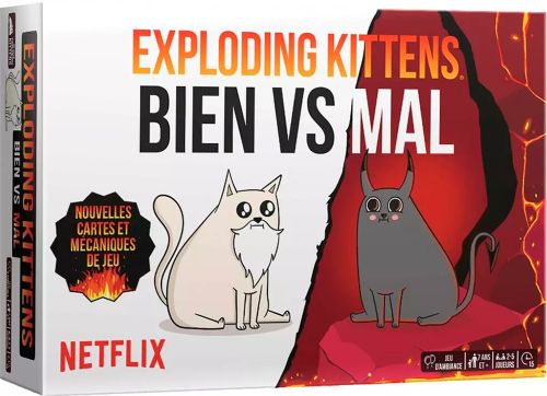 Jeu Exploding Kittens - Bien VS Mal Version française