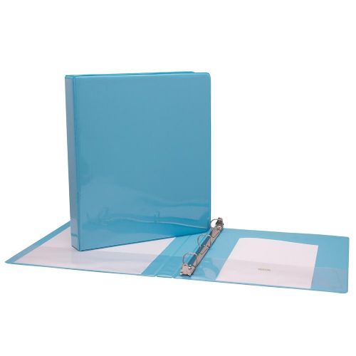 Reliure de présentation à anneaux 1.5 pouces Bleue pâle
