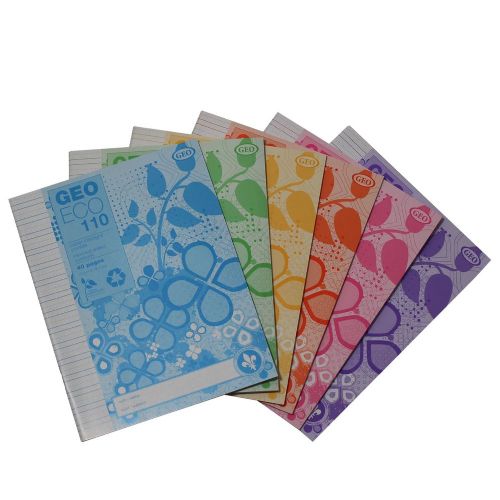 Interlined and dotted lines Ecological Canada Notebook, 40 pages, assorted