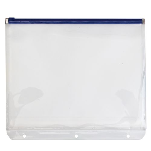 Enveloppe de plastique avec fermeture à glissière - Format lettre Claire