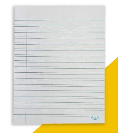 Tablette d'écriture interlignée 24 pages
