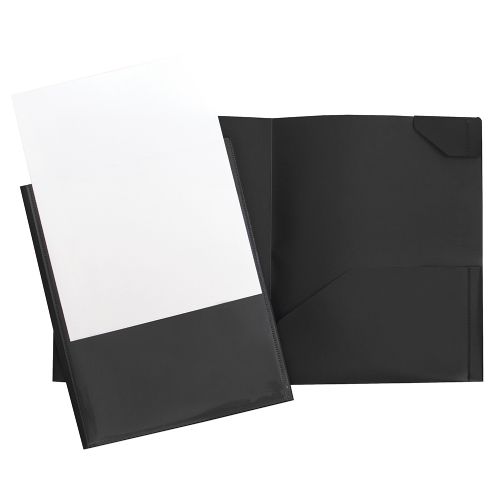 Portfolio de présentation de plastique - Pochettes Noir