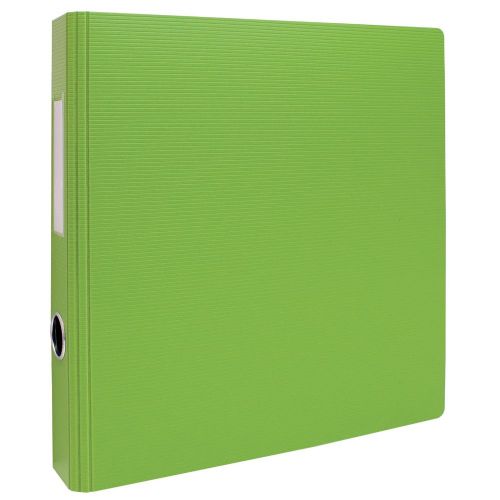 Reliure texturée rigide à anneaux 1" Vert