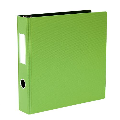 Reliure texturée rigide à anneaux 1,5" vert