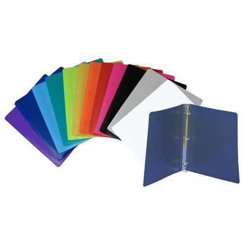 Reliure de plastique flexible 0,5" assortiment