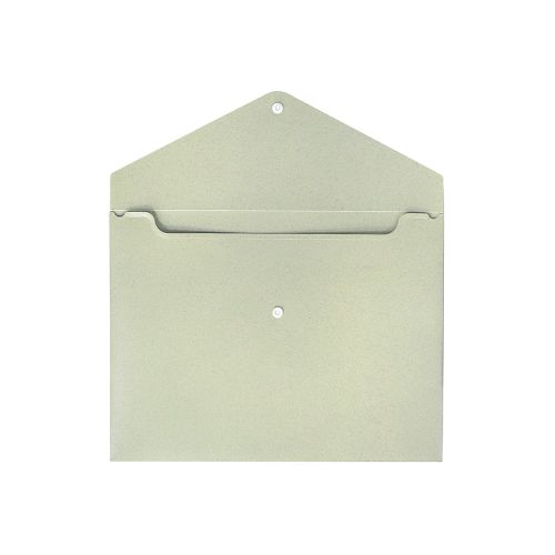 Enveloppe de plastique biodégradable, verte