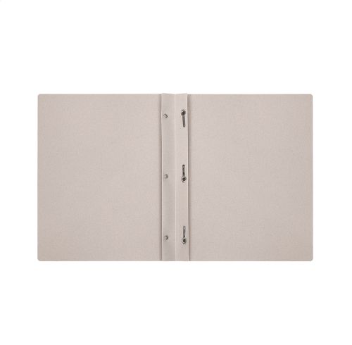 Duo-tang biodégradable avec attaches, gris
