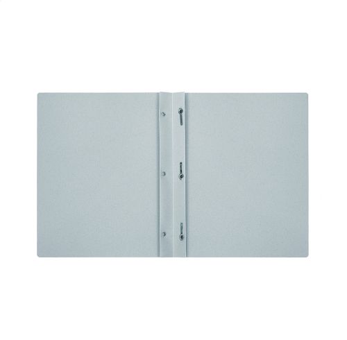 Duo-tang biodégradable avec attaches, bleu