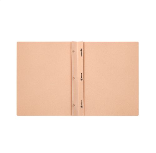 Duo-tang biodégradable avec attaches, rose