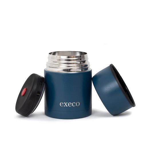 Contenant isotherme 600ml, bleu mat (Geo)