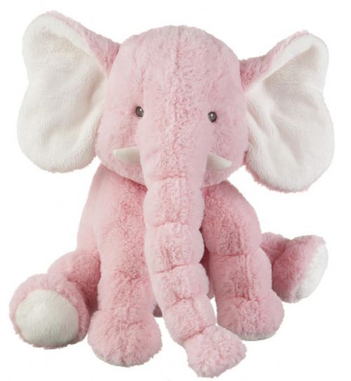 Peluche - Jellybean l'éléphant rose 35 cm