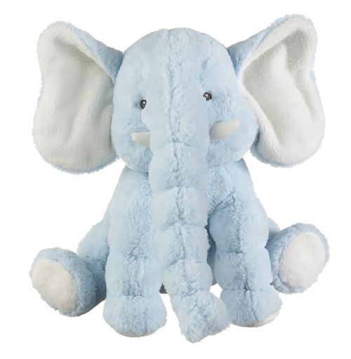 Peluche - Jellybean l'éléphant bleu 35 cm