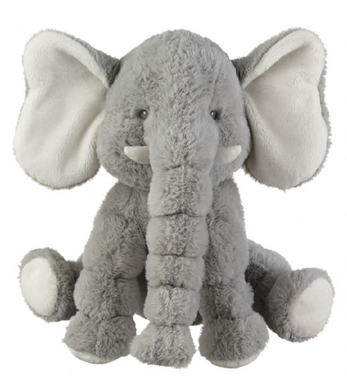 Peluche - Jellybean l'éléphant gris 35 cm