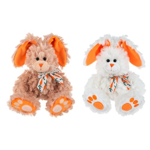 Peluche - Lapin croqueur de carottes, assortiment