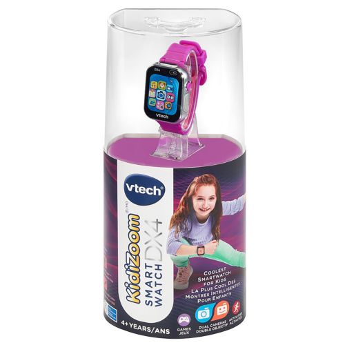 VTech - KidiZoom Smartwatch DX4 - Mauve Bilingue