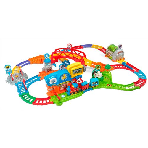 Super circuit train éducatif et Adam train marchand Version française
