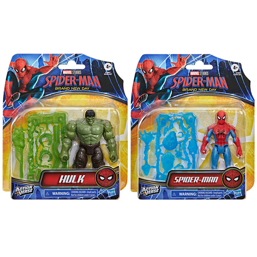 Spider-Man - 4,5IN Action Gear Figure Assorted