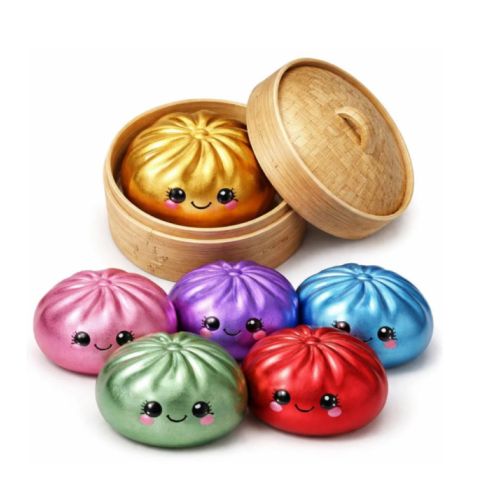 Mystery Metallic Squishy Dumpling, assorted