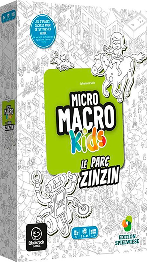 Jeu Micro Macro Kids : Le parc Zinzin Version française