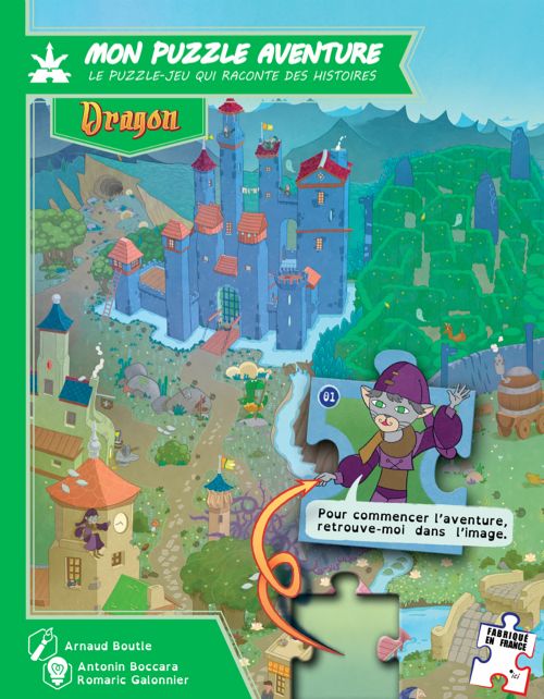 Game Mon puzzle aventure - Dragon  French Version