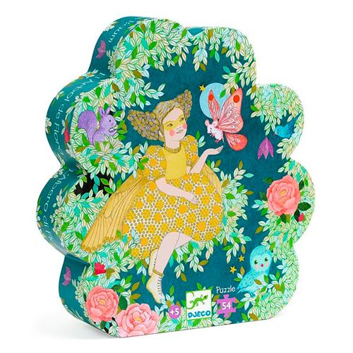 Djeco - Puzzle silhouette 54 pièces - L'arbre de Flora