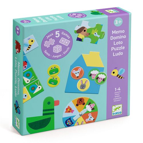 Djeco - 5 Jeux - À la ferme