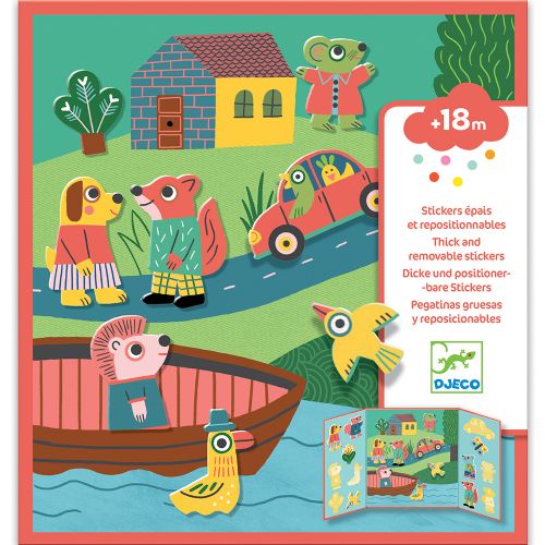 Djeco - Stickers - Animals
