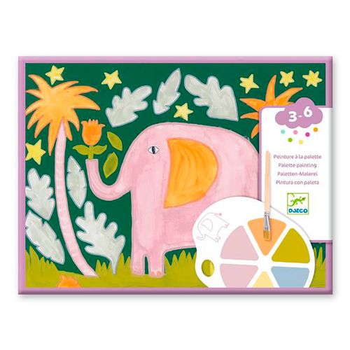 Djeco Peinture à la palette - Les sauvages
