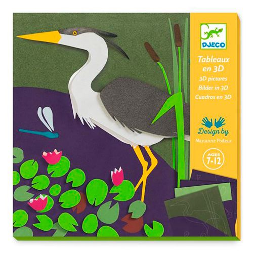 Djeco - Tableaux 3D - Au bord de l'eau