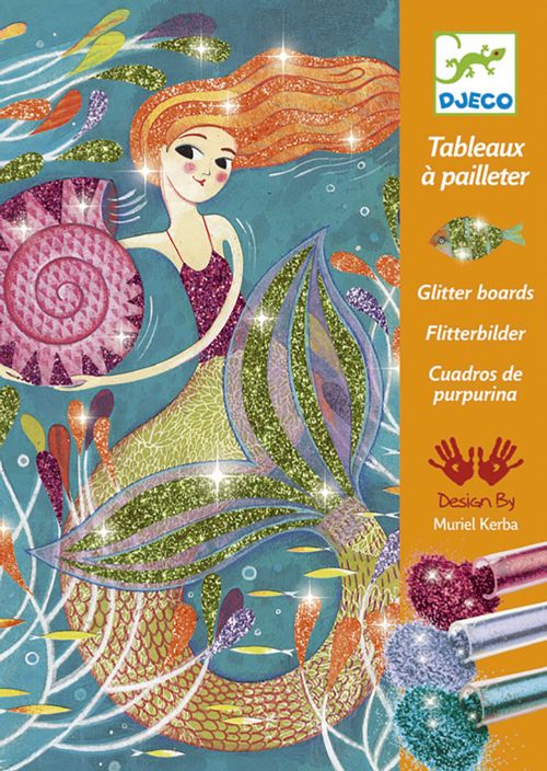 Djeco - Tableaux à pailleter - Sirènes