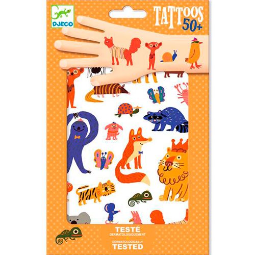Djeco - Tatouages - Funny Animals