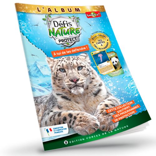 Jeu Défis Nature Protect - Album de rangement panthère des neiges Version française